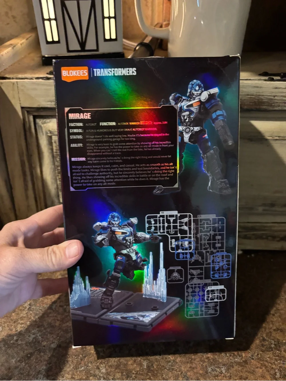 Champion Transformers Classic Class Blue & Silver Robot Action Figure blokees